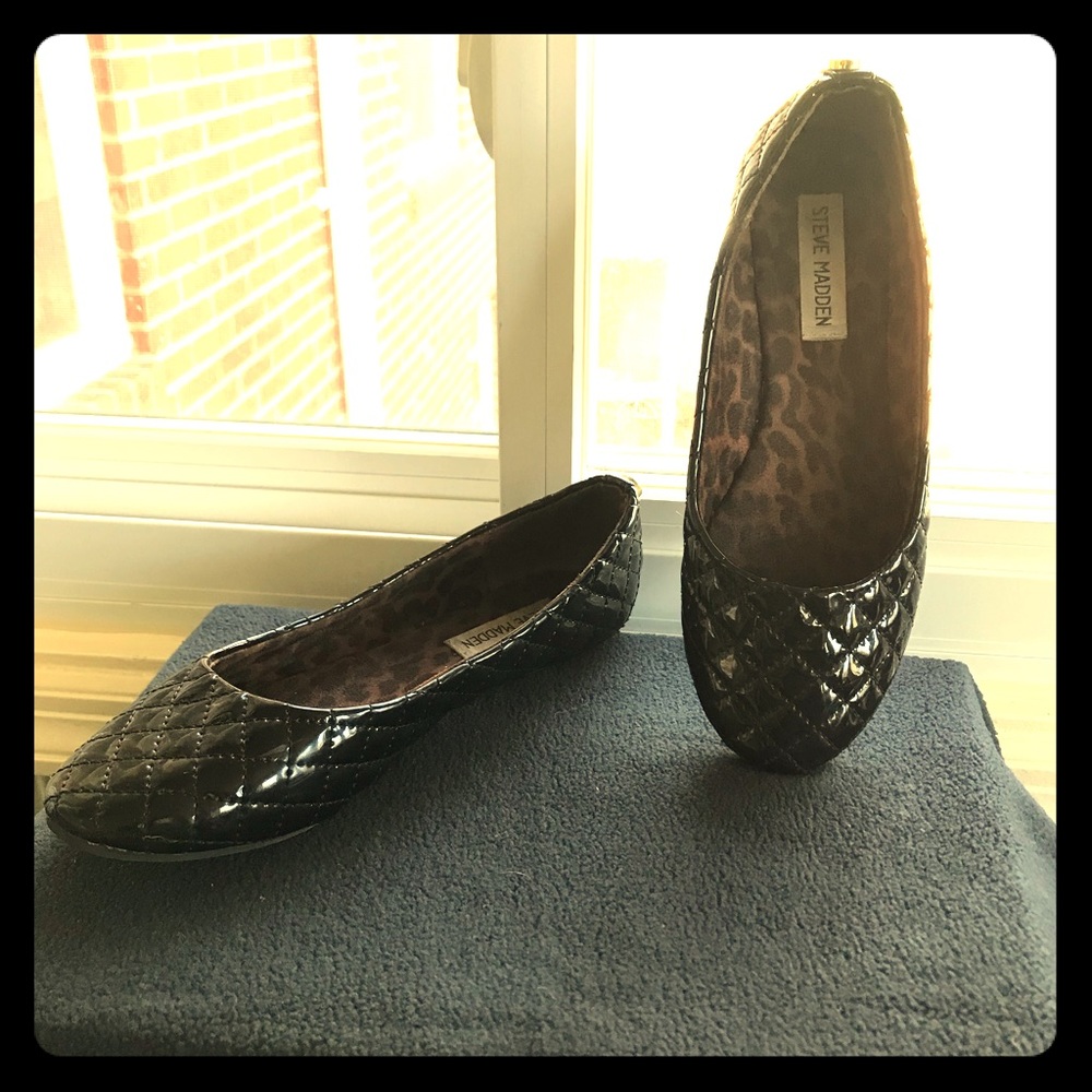 Steve Madden Girl’s JHeavenQ Ballet Flat-BK Patent